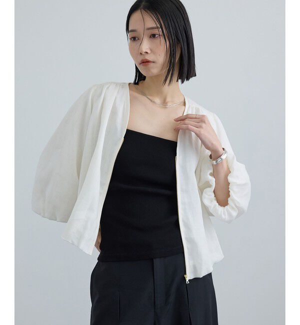 SALON adam et rope'「【WEB限定】ラスターラミーカルゼブルゾン」|ブルゾン・スタジャン|