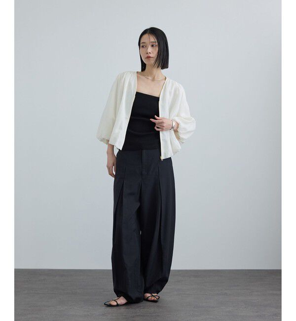 SALON adam et rope'「【WEB限定】ラスターラミーカルゼブルゾン」|ブルゾン・スタジャン|