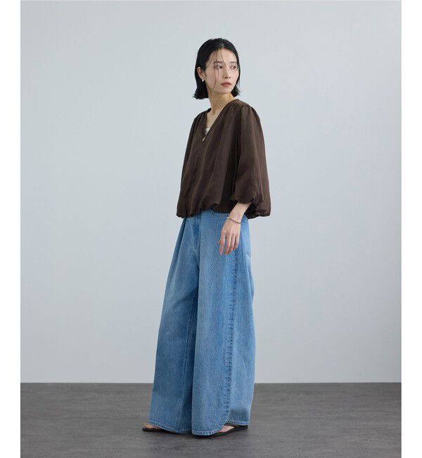 SALON adam et rope'「【WEB限定】ラスターラミーカルゼブルゾン」|ブルゾン・スタジャン|