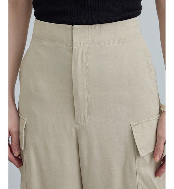 SALON adam et rope'「サテンフェードミリタリーパンツ」|チノ|