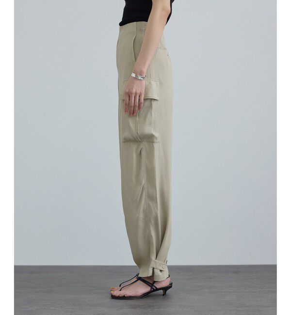 SALON adam et rope'「サテンフェードミリタリーパンツ」|チノ|