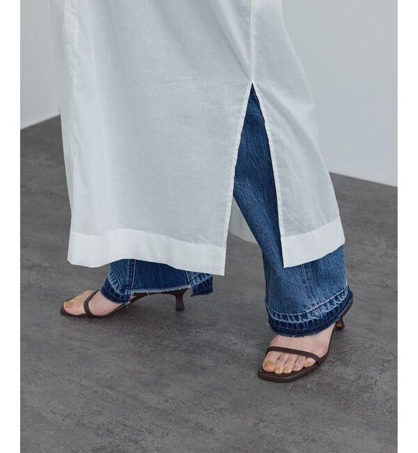 SALON adam et rope'「【WEB限定】ネット刺繍ワンピース」|ワンピース|