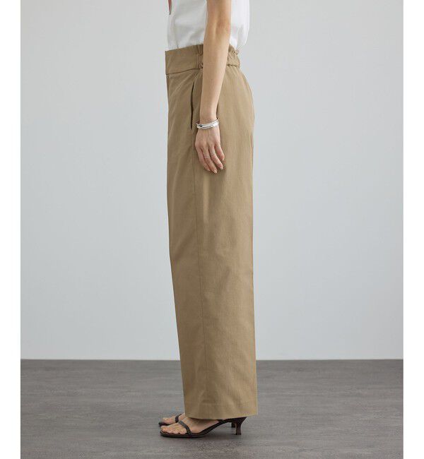 SALON adam et rope'「コットンライクスタイルアップパンツ 2」|チノ|