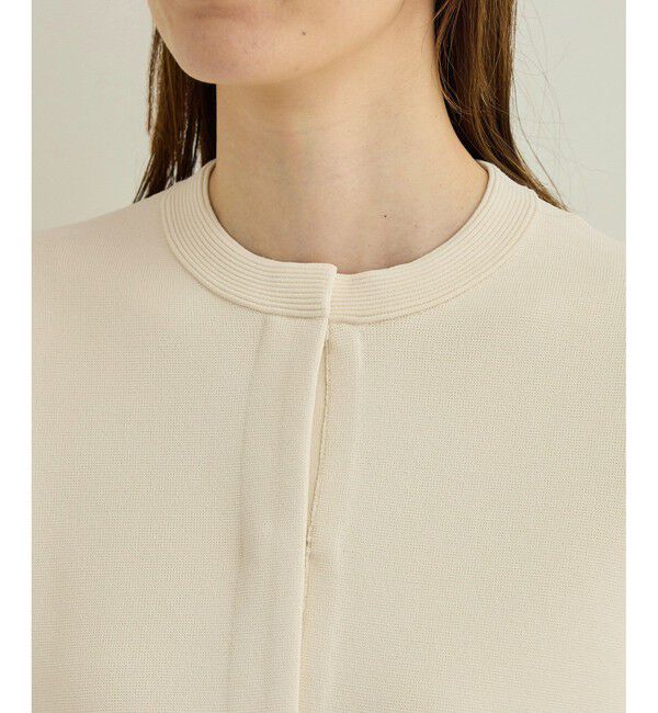 ROPE「ニットジャケット/イージーケア」|ノーカラージャケット|