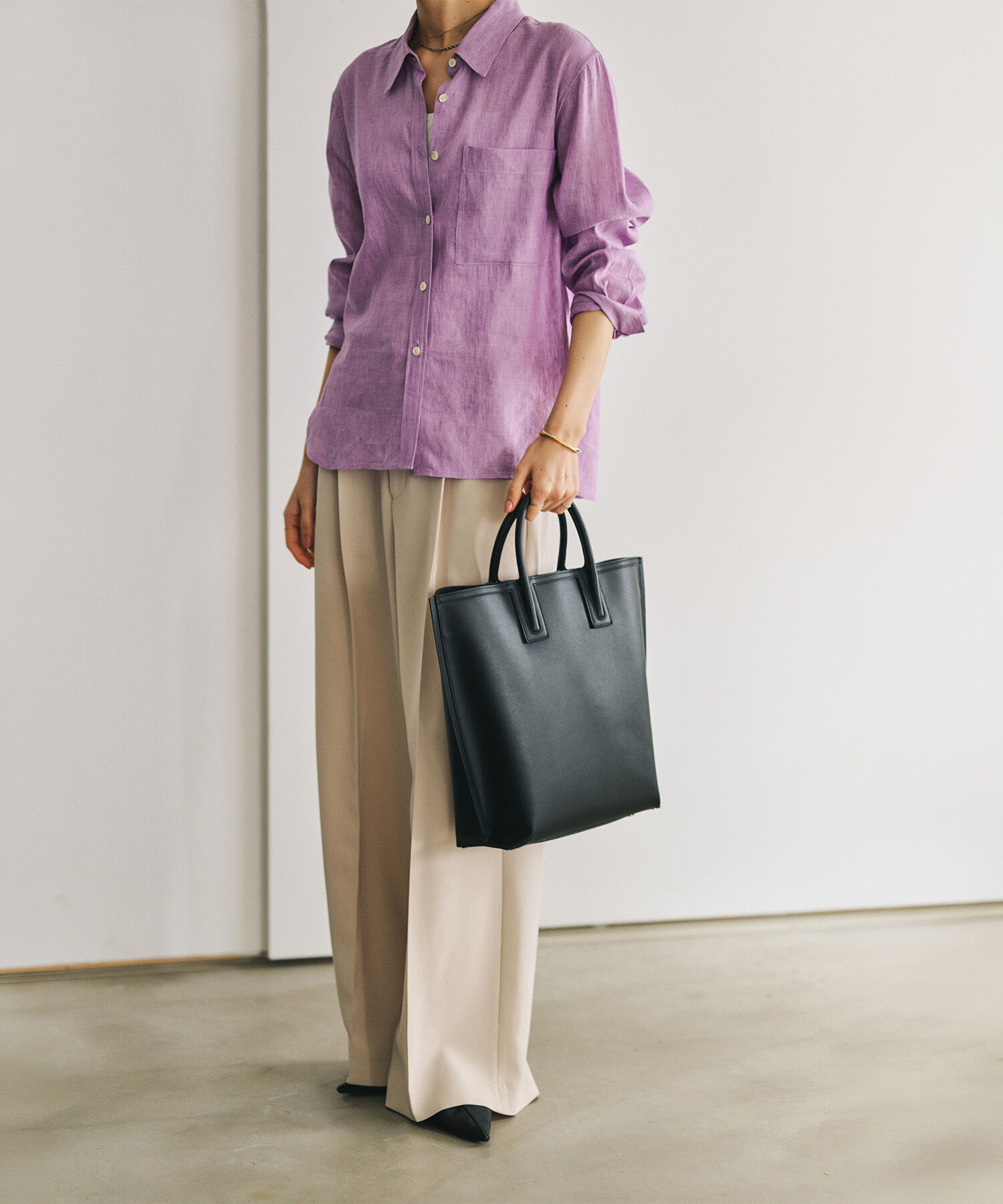 ROPE「【E'POR】【WEB限定】Ree BAG Large/A4対応・通勤・軽量・26SS」|トートバッグ|