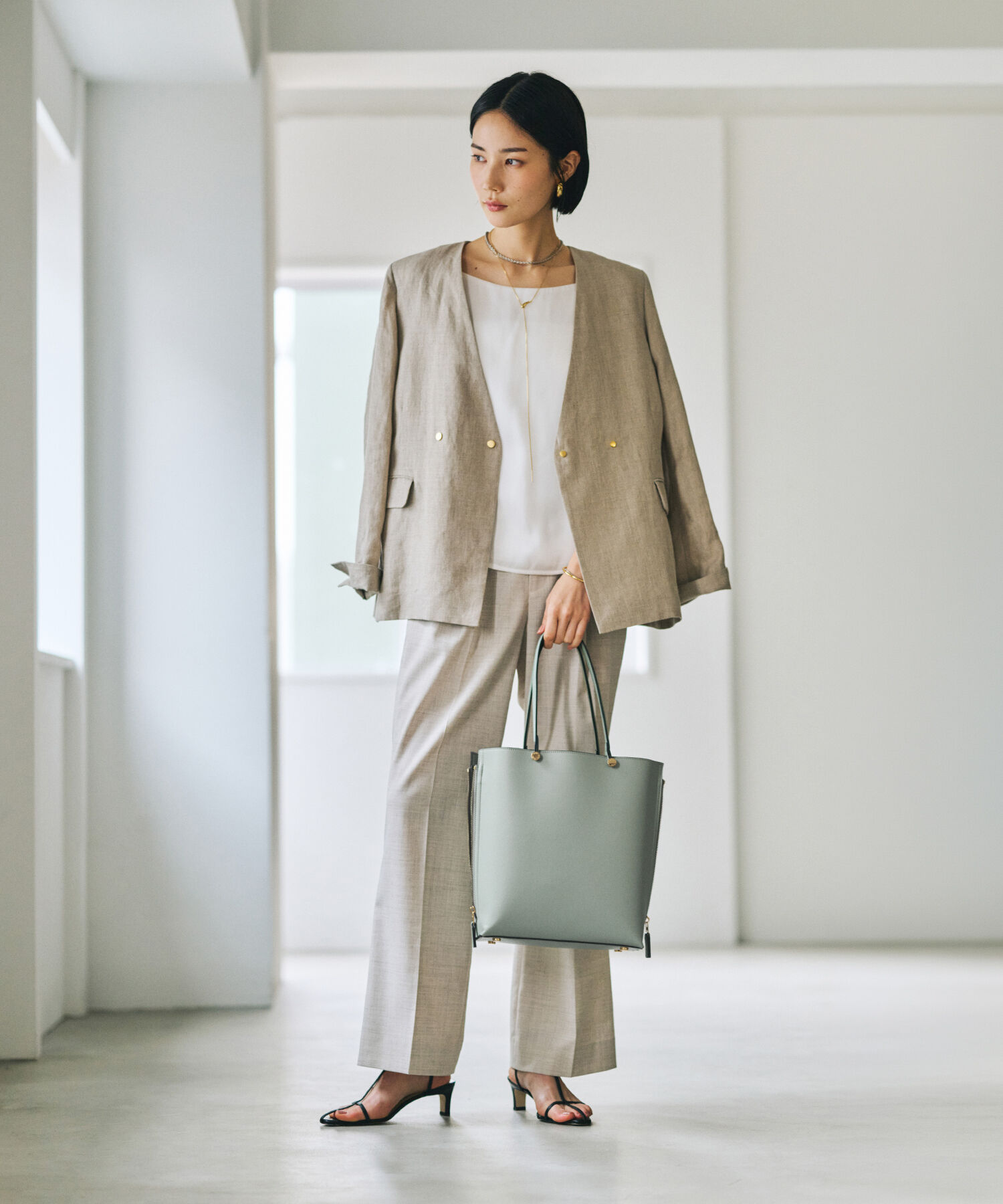 ROPE「【E'POR】【新型】Y BAG Short/通勤・26SS」|トートバッグ|