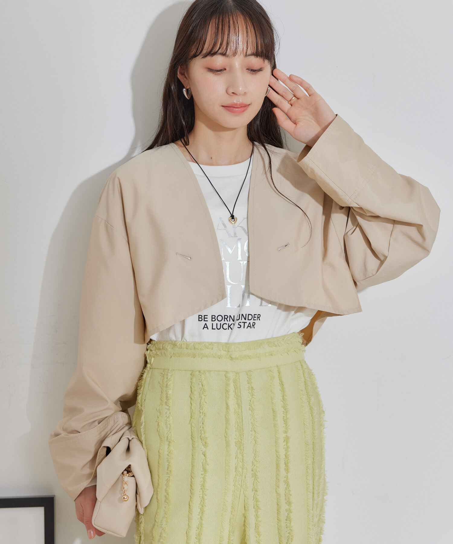 VIS「【セットアップ対応】マルチWAYミドル丈ジレトレンチコート」|トレンチコート|