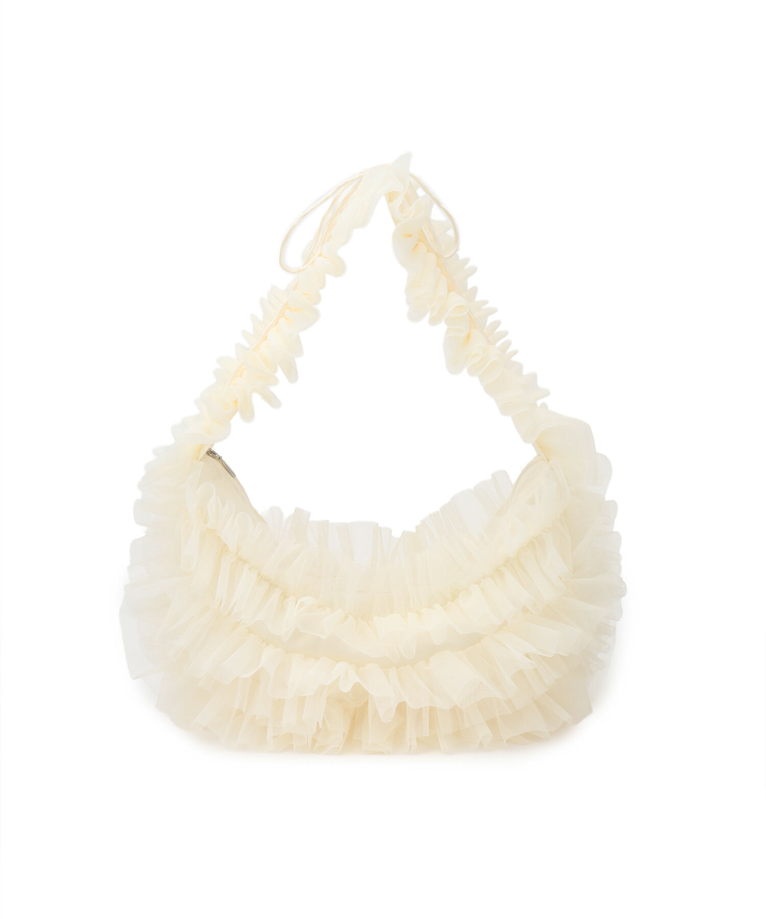 VIS「【ご好評につき追加生産】チュールフリルショルダーバッグ【3WAY】」|ショルダー・メッセンジャー|