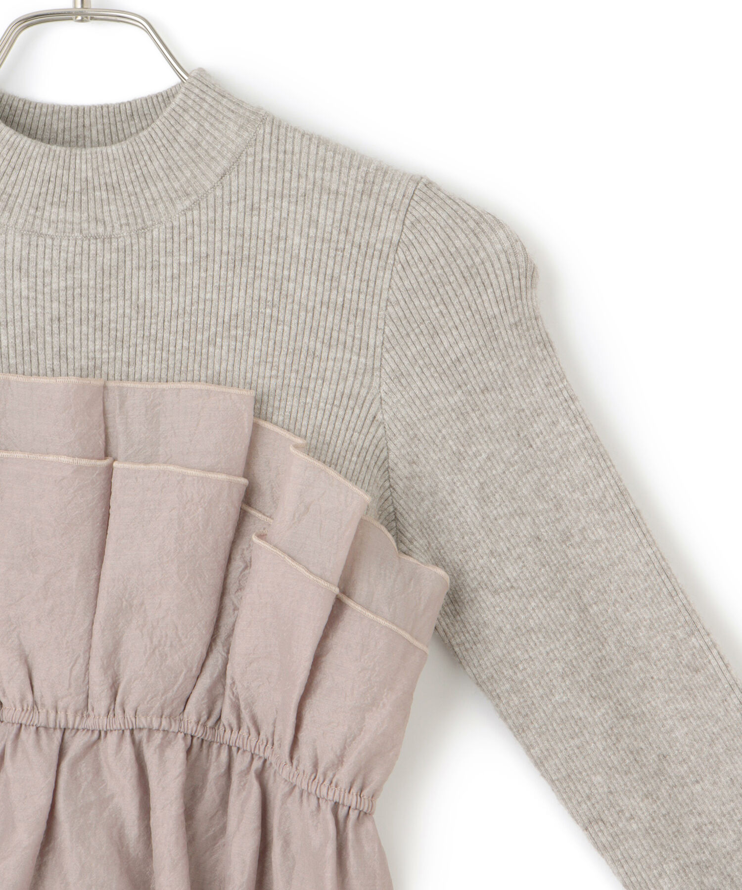 VIS「旬なレイヤードスタイルが叶う！ビスチェドッキングニット/洗える」|ニット・セーター|