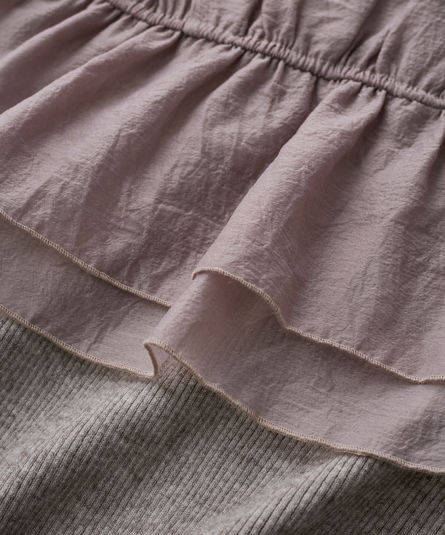 VIS「旬なレイヤードスタイルが叶う！ビスチェドッキングニット/洗える」|ニット・セーター|