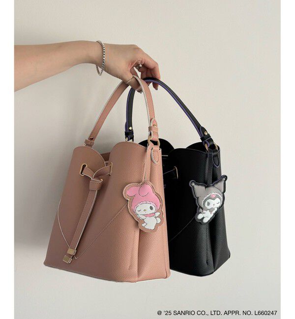 VIS「【マイメロディ&クロミ】 VIS別注モデルハートカットバッグ＆チャームSET」|ハンドバッグ|