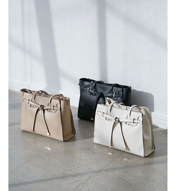 VIS「【A4収納】フラップタイトートバッグ」|トートバッグ|