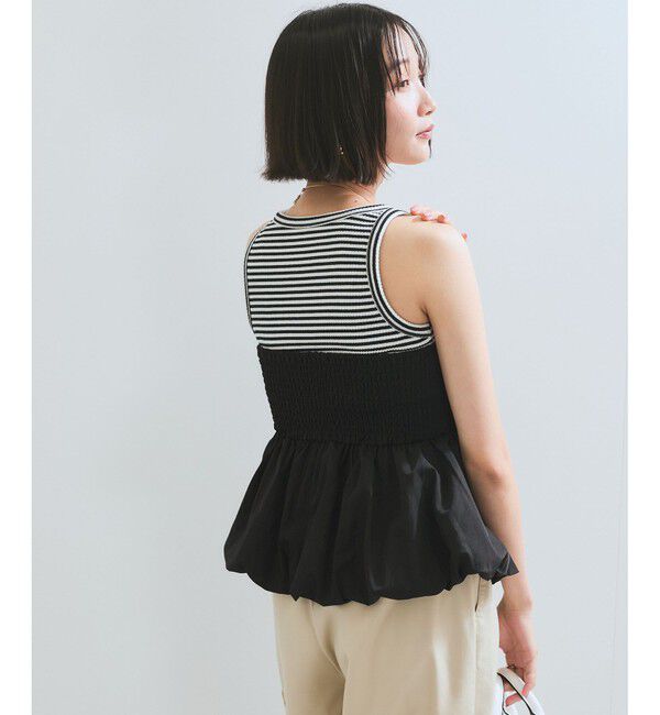 VIS「コサージュ付きバルーンナイロンビスチェ」|その他|