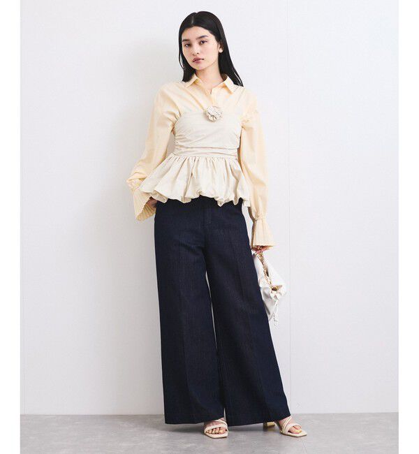 VIS「コサージュ付きバルーンナイロンビスチェ」|その他|