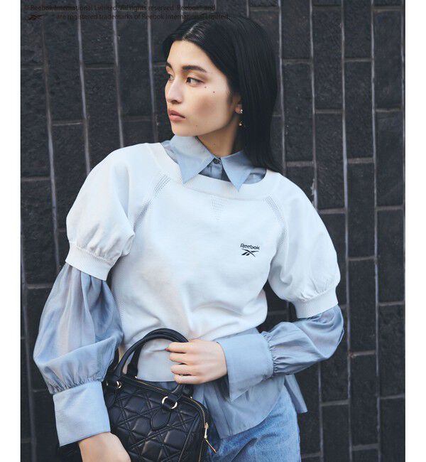 VIS「【Reebok】VIS別注コンパクトニットプルオーバー」|ニット・セーター|