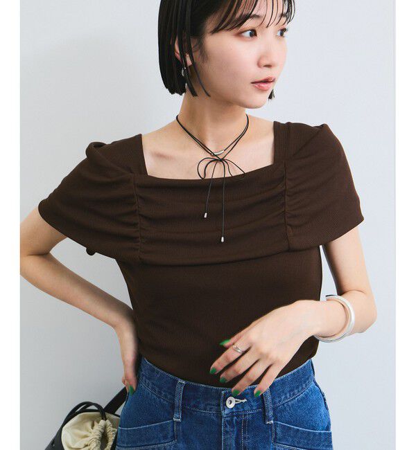 VIS「オフショルダーテレコカットソープルオーバー」|ニット・セーター|