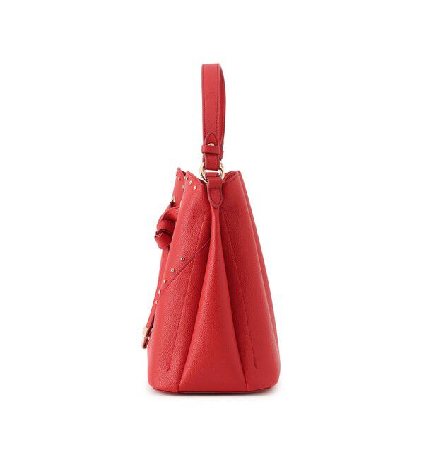 VIS「ラインストーン＆スタッズハートカットバッグ」|ショルダー・メッセンジャー|