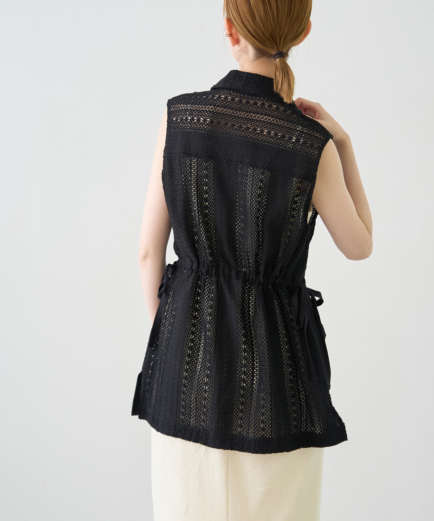 Rope&rsquo;Picnic「レースミリタリージレ」|ベスト・ジレ|