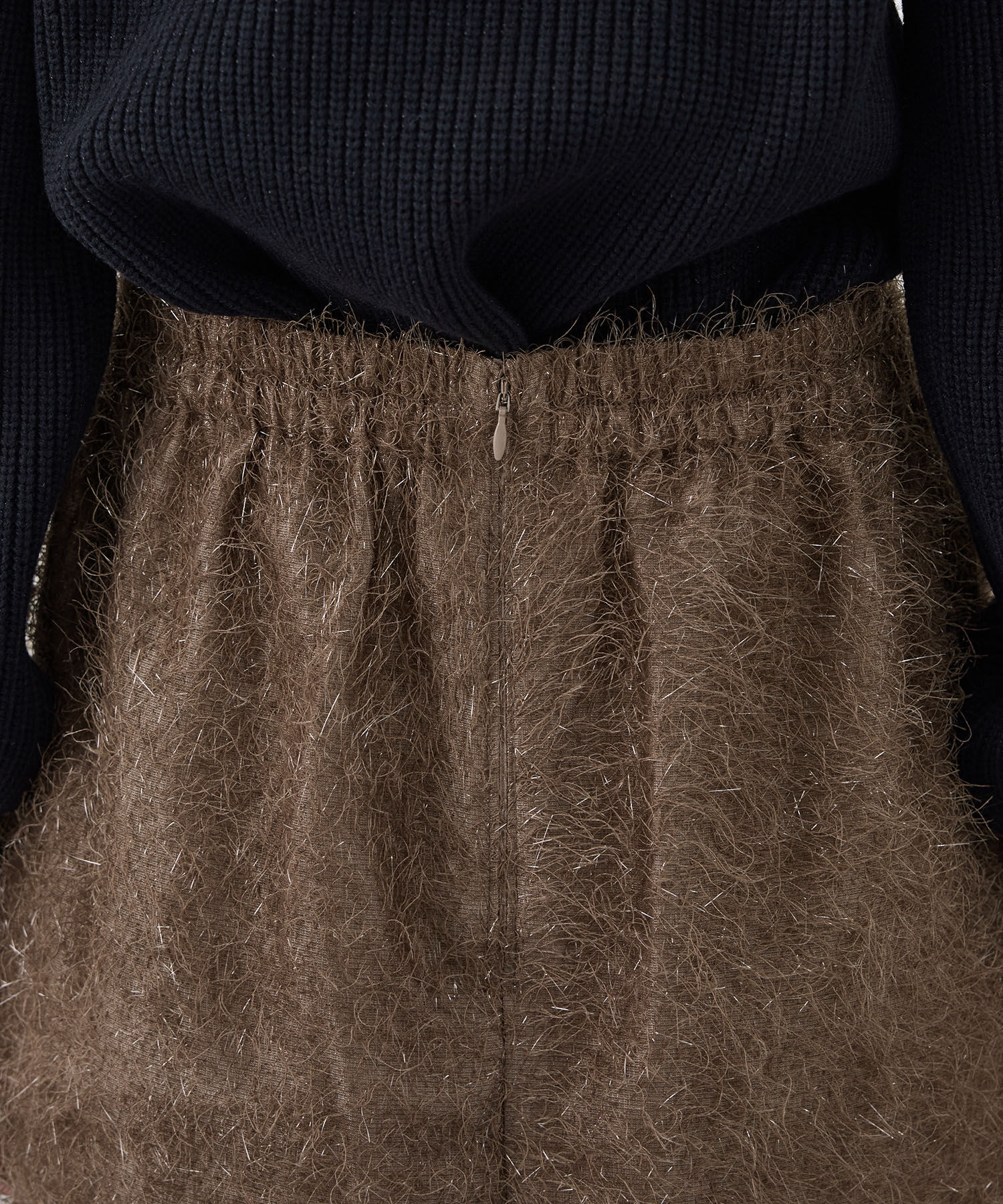 Rope&rsquo;Picnic「フェザーラメアイラインロングスカート」|スカート|