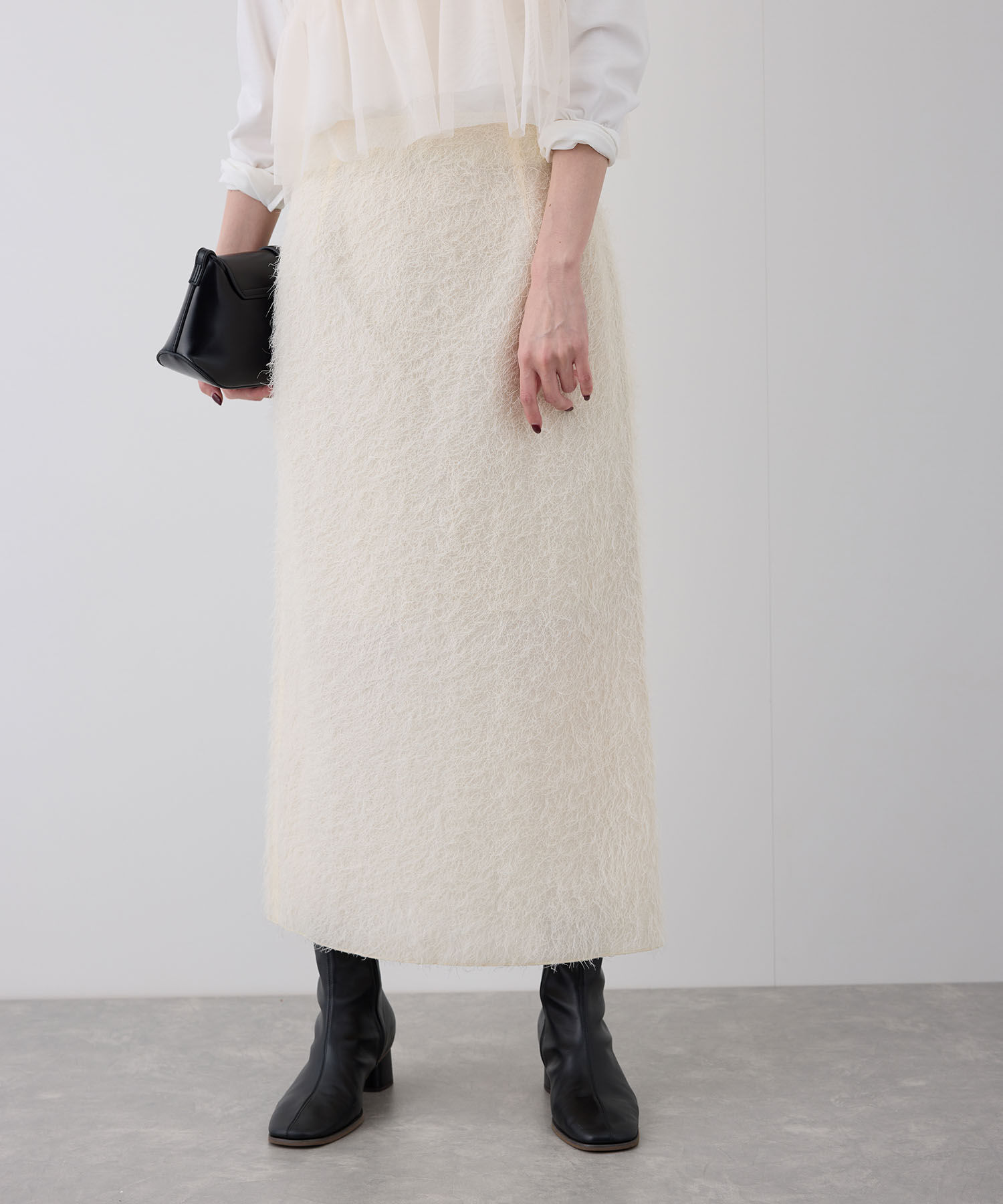 Rope&rsquo;Picnic「フェザーラメアイラインロングスカート」|スカート|キナリ(16)