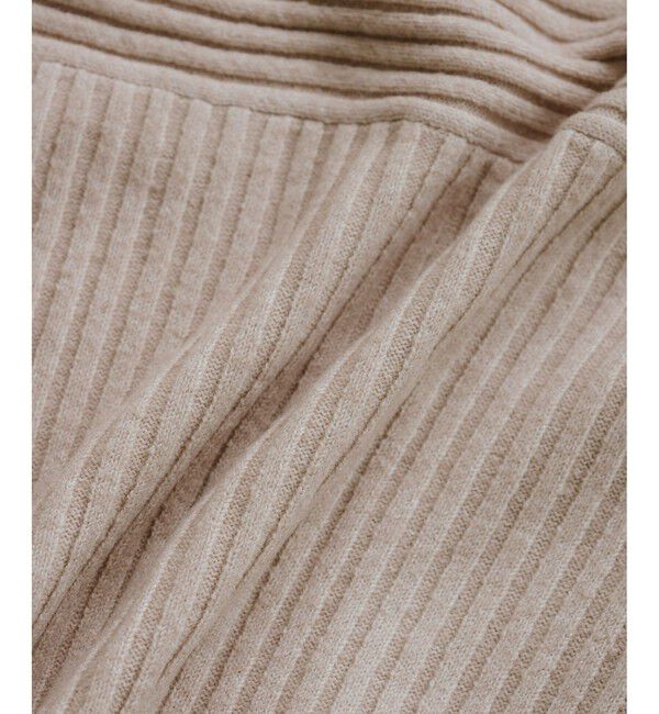 Rope&rsquo;Picnic「もちもちリブ切り替えニットプルオーバー/イージーケア・リンクコーデ」|ニット・セーター|