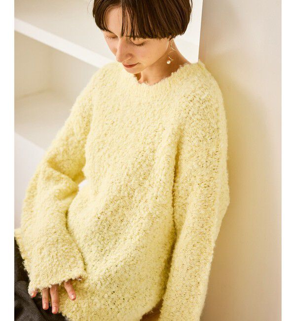 Rope&rsquo;Picnic「ブークレカラーニット」|ニット・セーター|