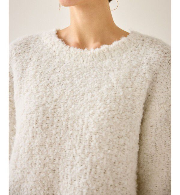 Rope&rsquo;Picnic「ブークレカラーニット」|ニット・セーター|