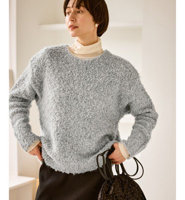 Rope&rsquo;Picnic「ブークレカラーニット」|ニット・セーター|