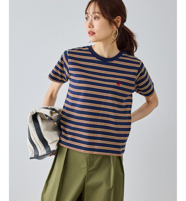 Rope&rsquo;Picnic「【BEVERLYHILLS POLO CLUB・一部店舗限定】アイコン刺繍コンパクトTシャツ」|Tシャツ・カットソー|