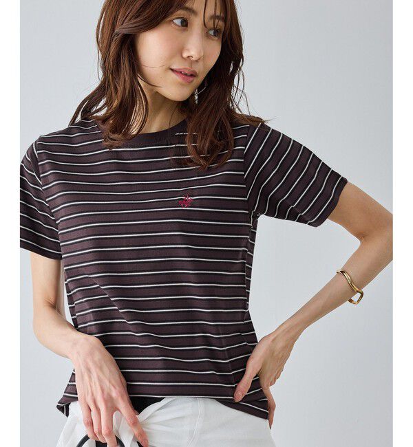 Rope&rsquo;Picnic「【BEVERLYHILLS POLO CLUB・一部店舗限定】アイコン刺繍コンパクトTシャツ」|Tシャツ・カットソー|