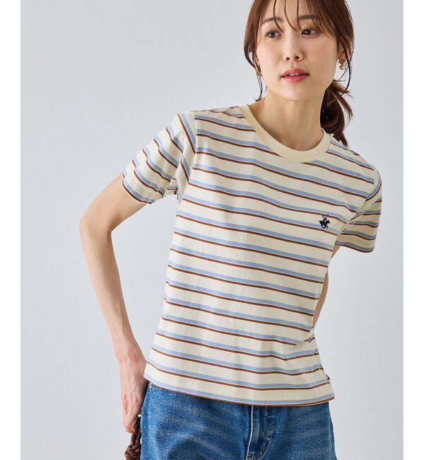 Rope&rsquo;Picnic「【BEVERLYHILLS POLO CLUB・一部店舗限定】アイコン刺繍コンパクトTシャツ」|Tシャツ・カットソー|