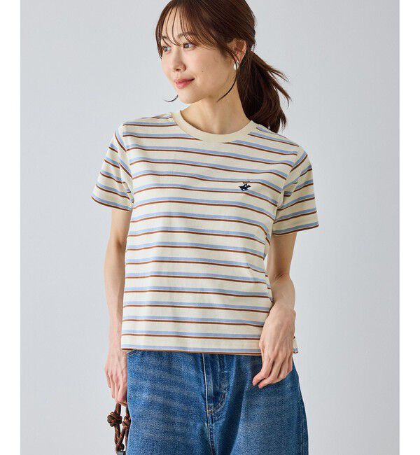 Rope&rsquo;Picnic「【BEVERLYHILLS POLO CLUB・一部店舗限定】アイコン刺繍コンパクトTシャツ」|Tシャツ・カットソー|キナリ(16)