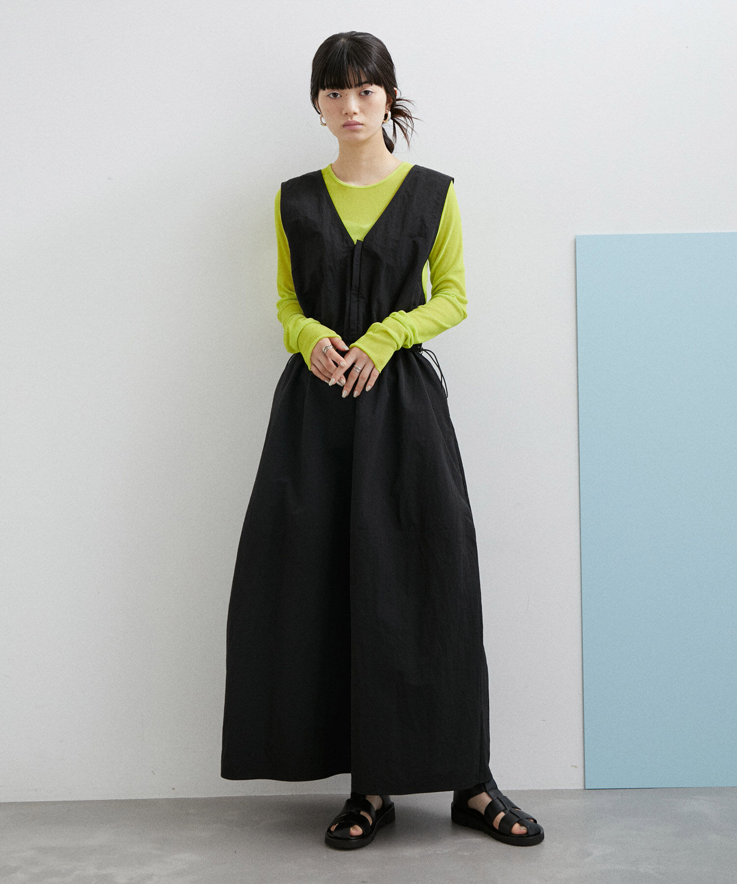 ADAM ET ROPE'「【サステナブル】アップルレザーグルカサンダル」|サンダル|