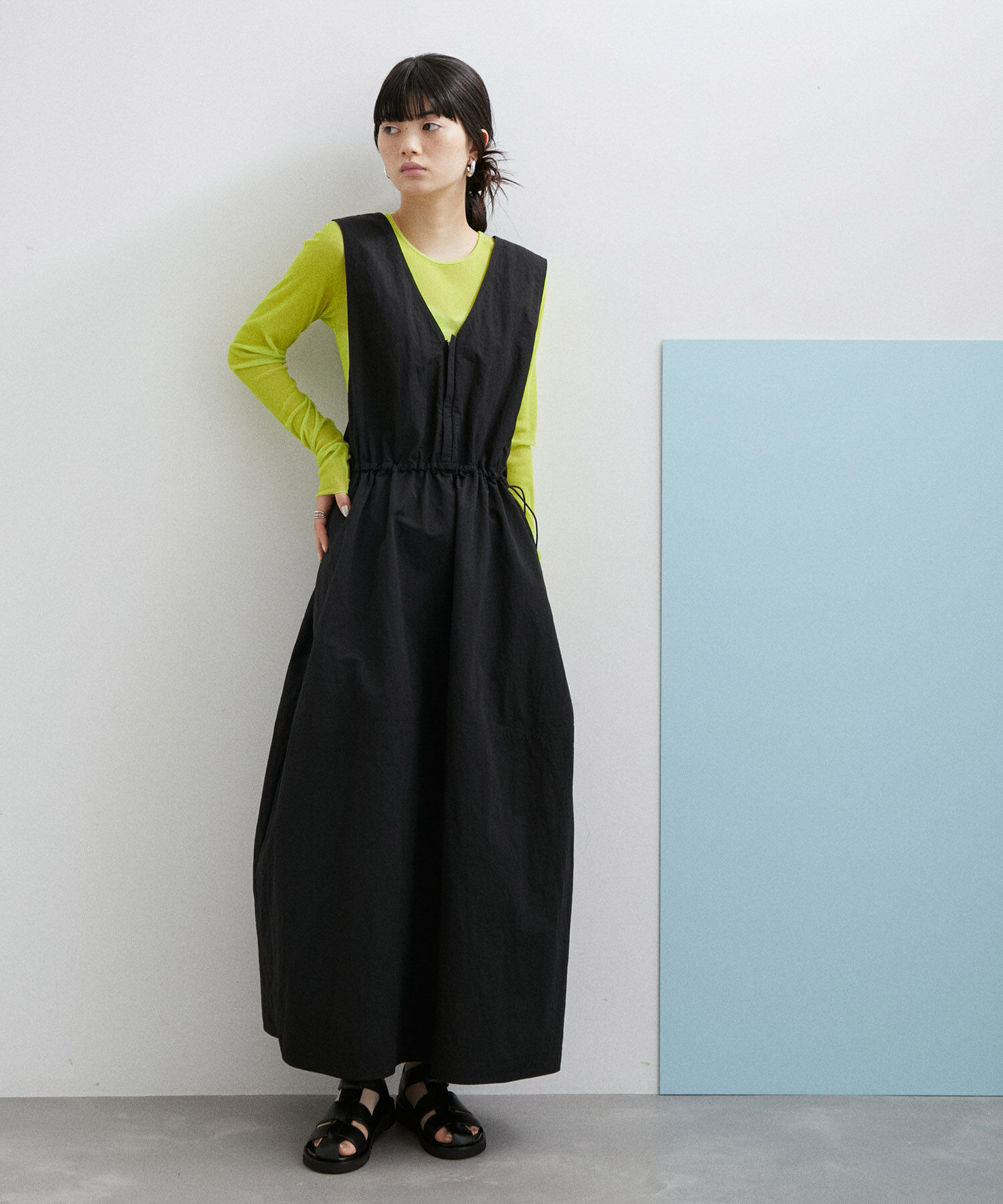 ADAM ET ROPE'「【サステナブル】アップルレザーグルカサンダル」|サンダル|