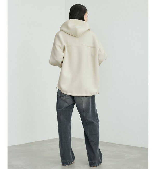 ADAM ET ROPE'「【サステナブル】フーディーブルゾン」|ブルゾン・スタジャン|