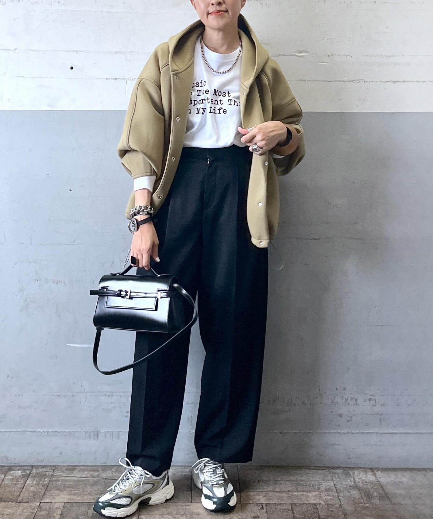 ADAM ET ROPE'「【サステナブル】フーディーブルゾン」|ブルゾン・スタジャン|