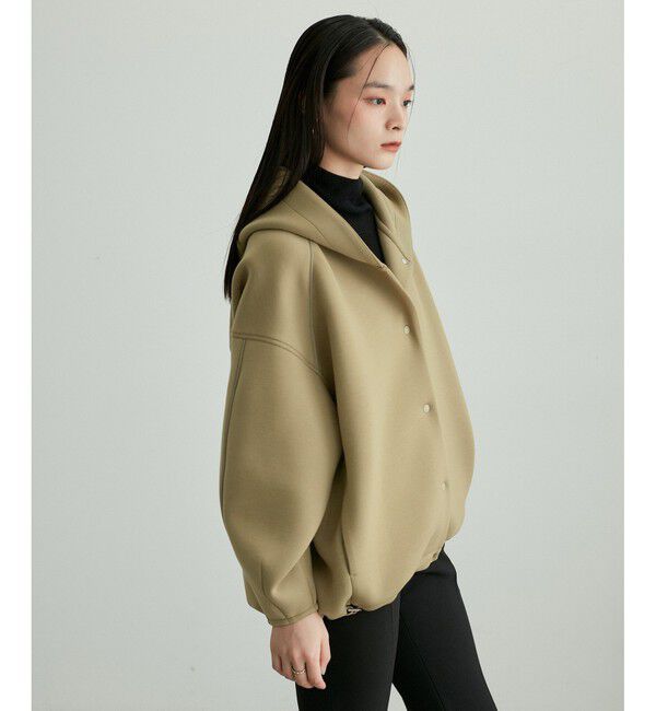 ADAM ET ROPE'「【サステナブル】フーディーブルゾン」|ブルゾン・スタジャン|