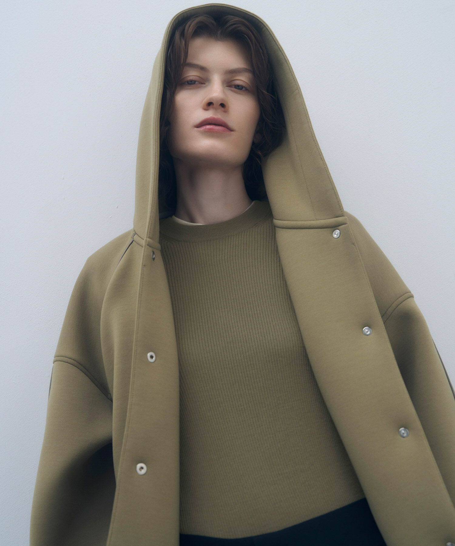 ADAM ET ROPE'「【サステナブル】フーディーブルゾン」|ブルゾン・スタジャン|