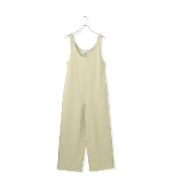 ADAM ET ROPE'「【サステナブル】Wフェイスジャージーセットロンパース」|オールインワン|