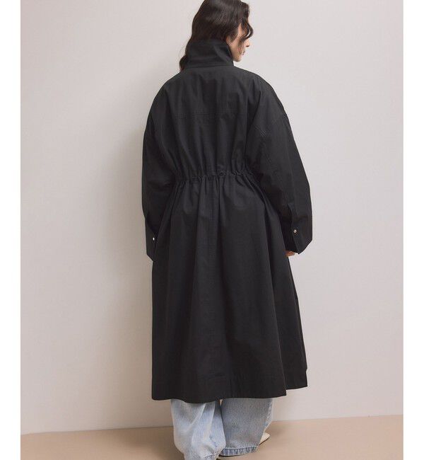 ADAM ET ROPE'「【WEB限定】・【サステナブル】スタンドカラーロングモッズコート」|ミリタリー・モッズコート|