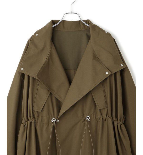 ADAM ET ROPE'「【WEB限定】・【サステナブル】スタンドカラーロングモッズコート」|ミリタリー・モッズコート|