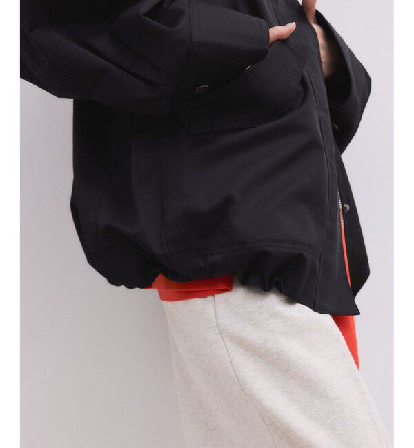 ADAM ET ROPE'「【WEB限定】スタンドネックドロストブルゾン/撥水」|ブルゾン・スタジャン|