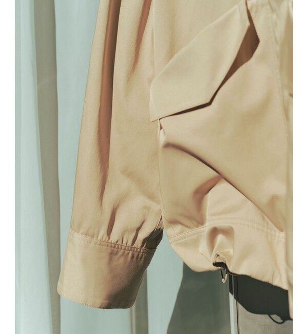 ADAM ET ROPE'「【WEB限定】スタンドネックドロストブルゾン/撥水」|ブルゾン・スタジャン|