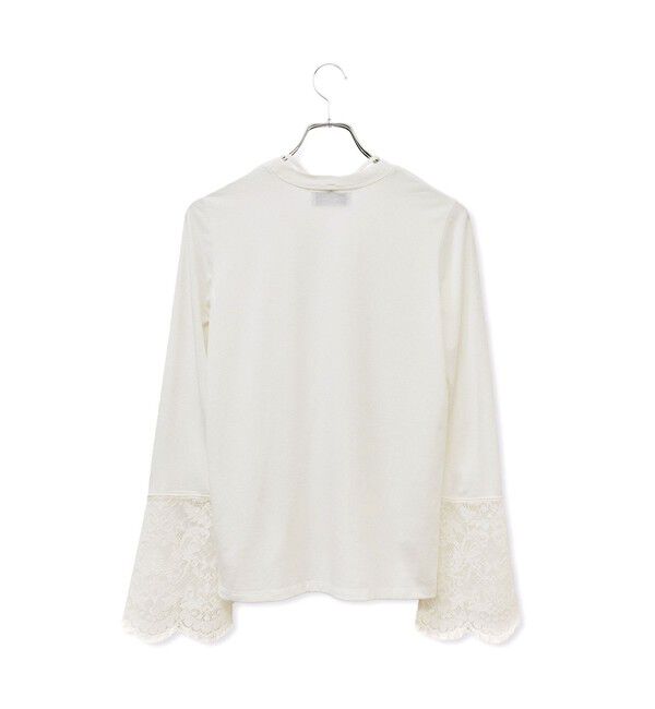 ADAM ET ROPE'「レースカフストップス」|Tシャツ・カットソー|