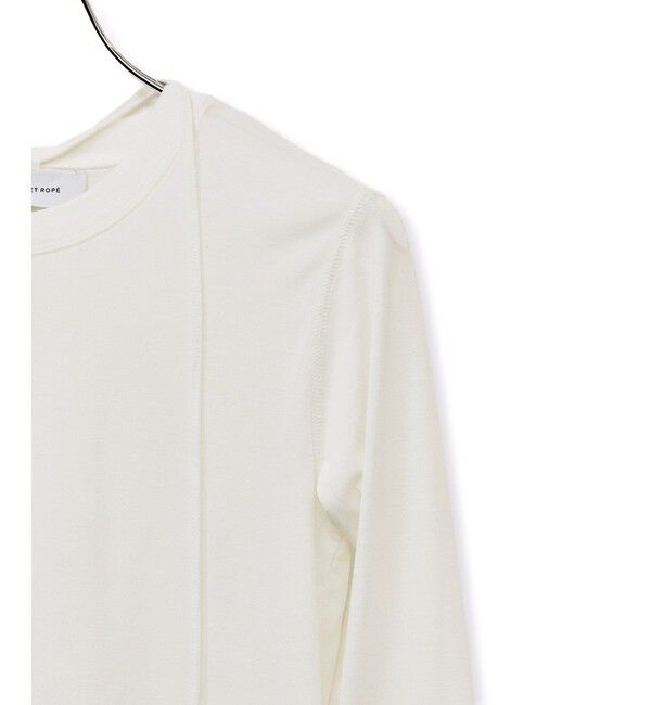 ADAM ET ROPE'「レースカフストップス」|Tシャツ・カットソー|