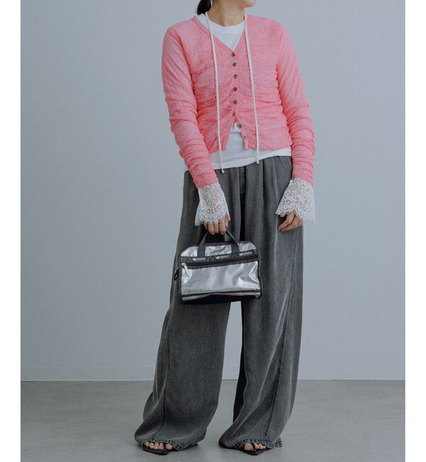 ADAM ET ROPE'「レースカフストップス」|Tシャツ・カットソー|