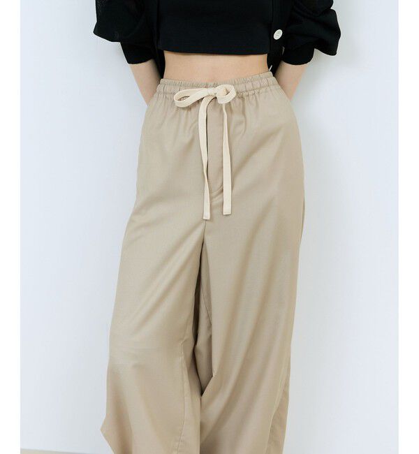ADAM ET ROPE'「【WEB限定】サイドスリットパンツ」|チノ|