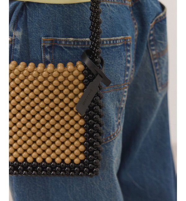 ADAM ET ROPE'「ビーズミニショルダーバッグ」|ショルダー・メッセンジャー|