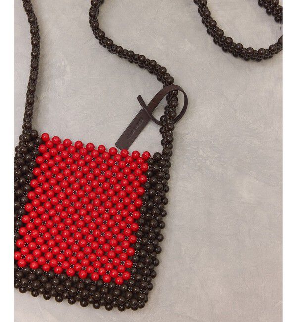 ADAM ET ROPE'「ビーズミニショルダーバッグ」|ショルダー・メッセンジャー|