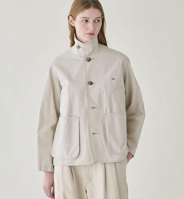 DANTON「DANTON | コットンリネン ワークジャケット WOMEN」|その他|